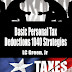 Basic Personal Tax Deductions 1040 Strategies - Free Kindle Non-Fiction