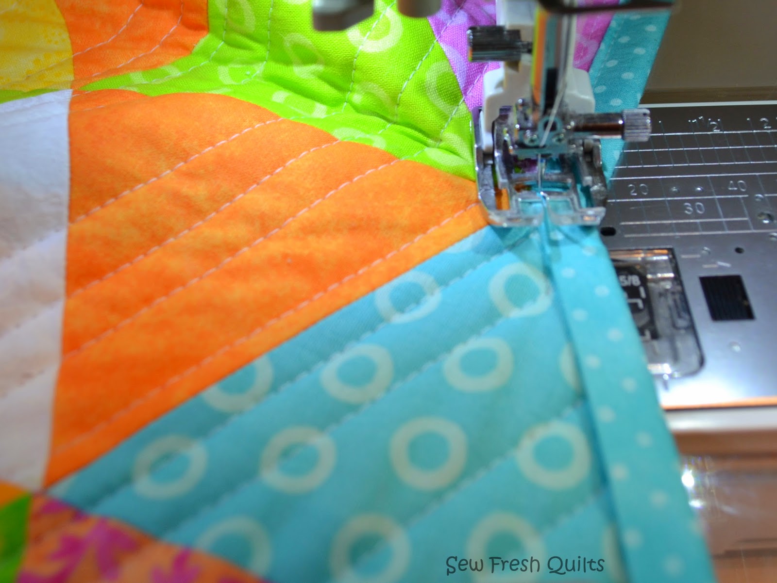 Sew Fresh Quilts Binding Inside Corners Tutorial