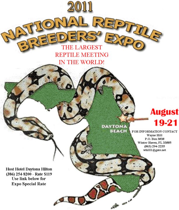 Bill's Big Bamboo REPTILE BREEDERS EXPO TIME AGAIN