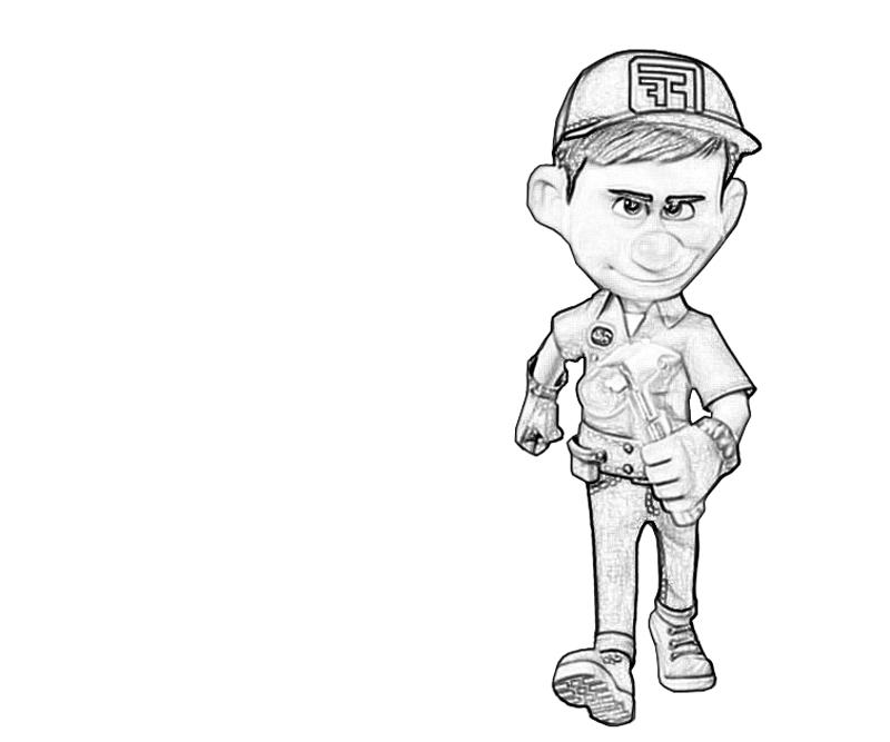 Fix It Felix Move Coloring Pages fix-it-felix-move-coloring-pages