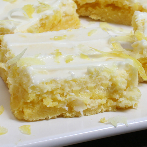 Melting Pot Cream Cheese Lemon Bars (!)