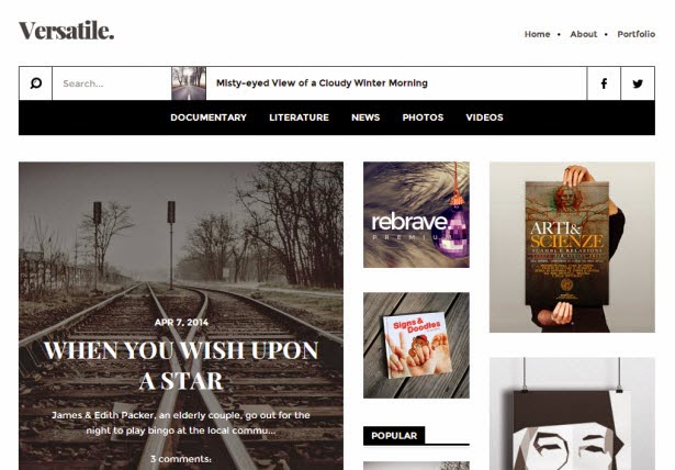 Versatile: A Worth Buying Magazine Template Versatile: Magazine Template