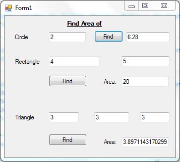 Simple Java Program To Find Area Of Rectangle