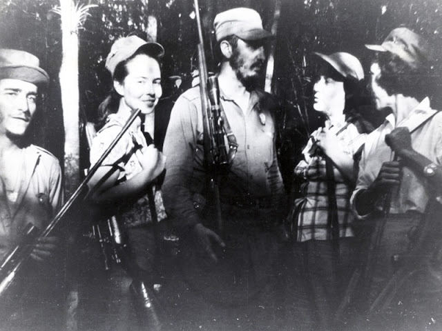 Fascinating Historical Picture of Fidel Castro with Vilma Espin in 1957 