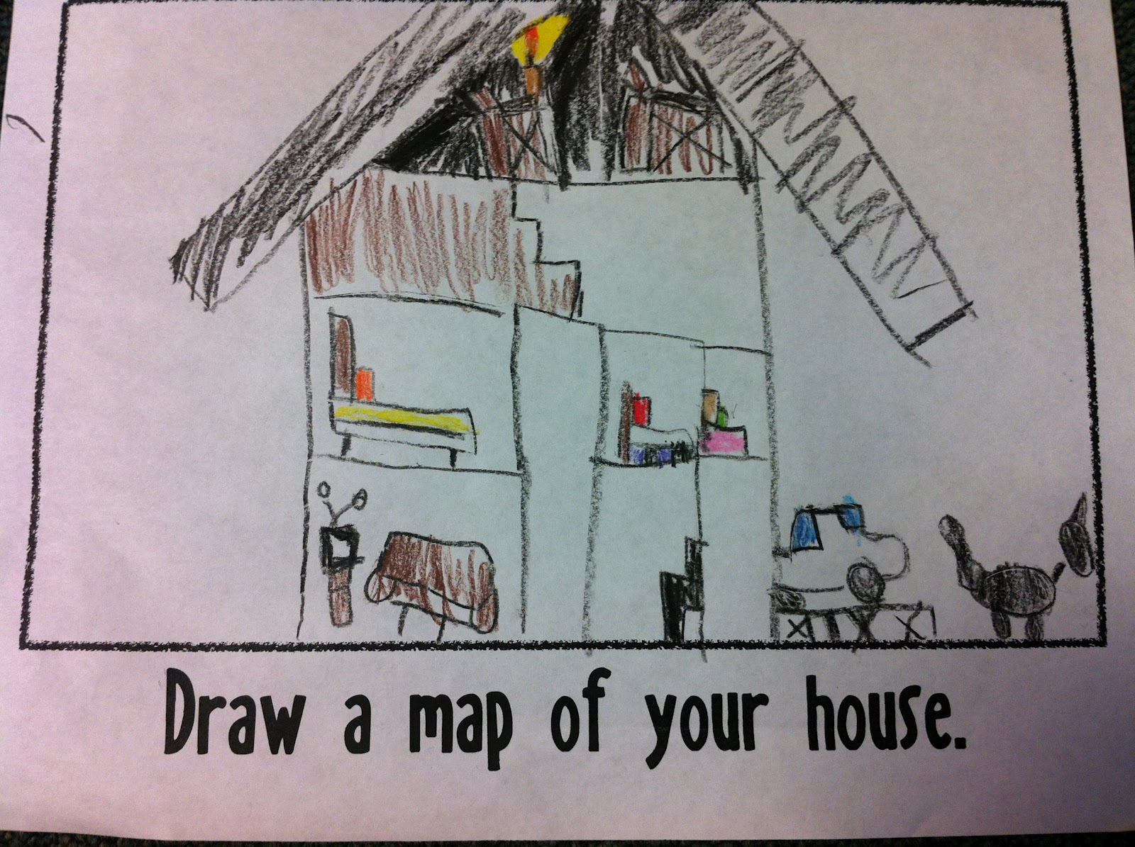 House Map For Kids The Adventures Of A K/1 Teacher: September 2012