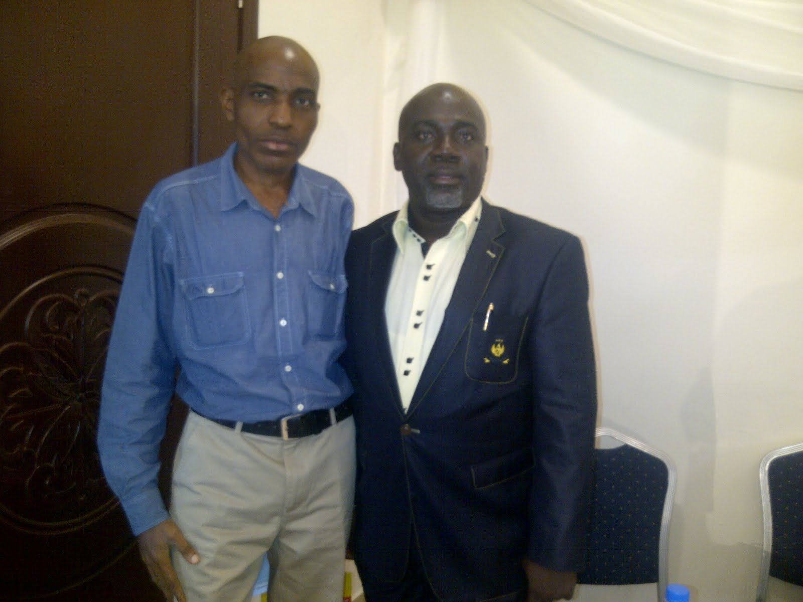 Bukola And Chico Of Classic FM Rock Eva Soaps Launch in Lagos