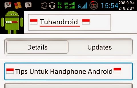 Cara Membuat Bendera di BBM Android Cara Membuat Bendera di BBM Android