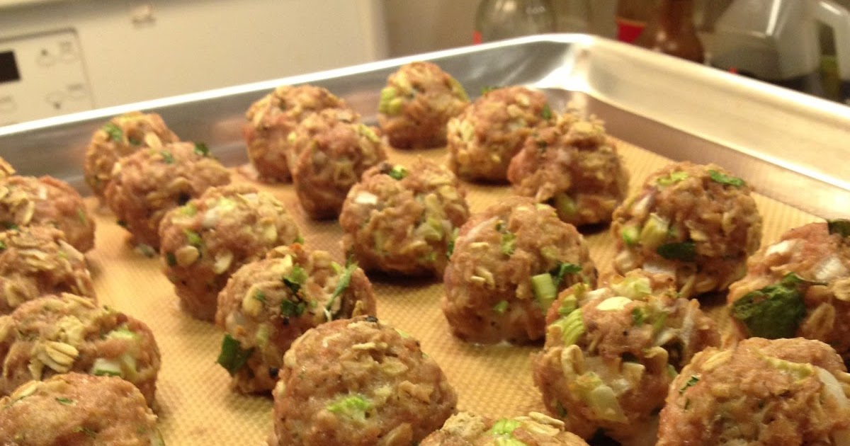 Insatiably Epicurious... HeartHealthy Turkey Meatballs