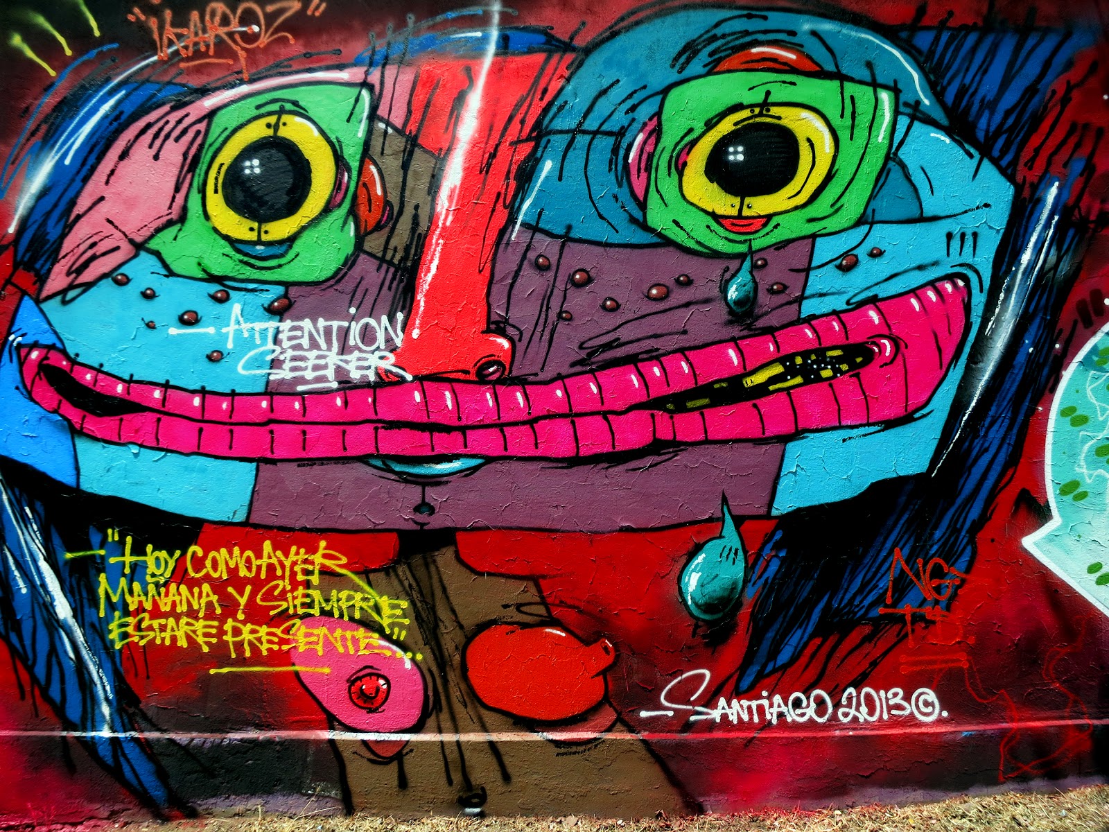 Uulitsakunst Street Art Of Santiago De Chile Arte Callejero De