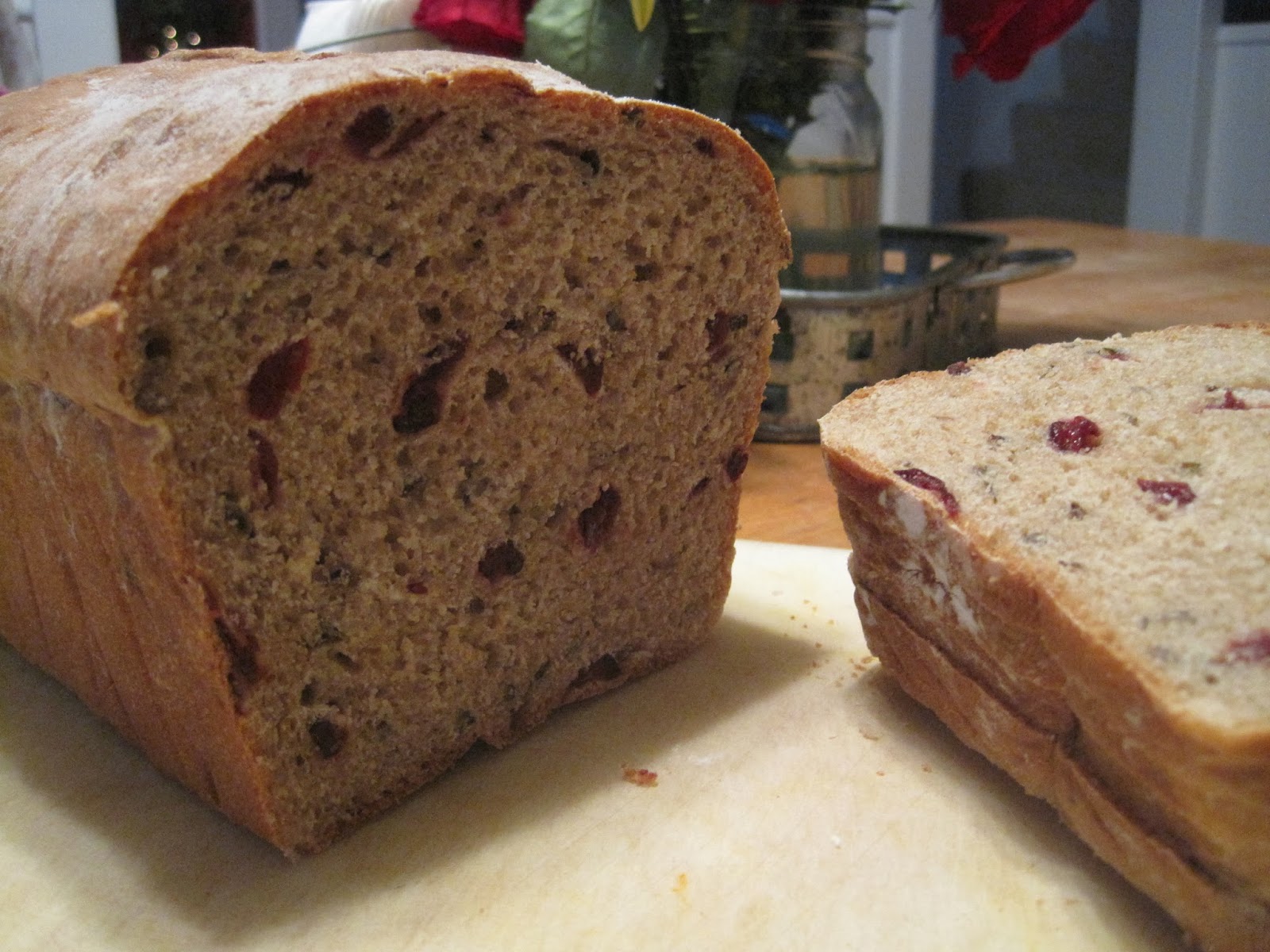 BreakingEleven Cranberry Wild Rice Bread
