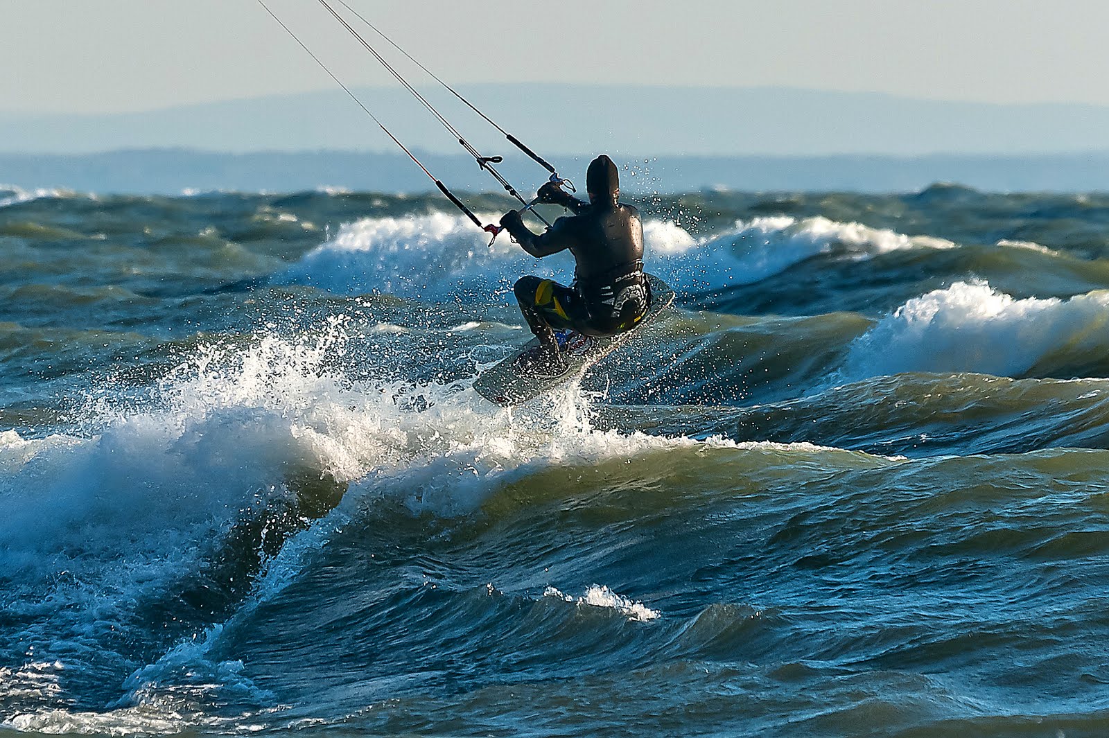 Kitesurfing Buffalo Most likely my last day kitesurfing Lake Erie this
