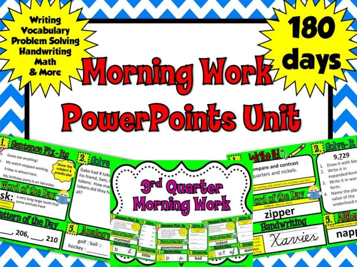 https://www.teacherspayteachers.com/Product/2nd-Grade-Morning-Work-PowerPoints-Unit-from-Teachers-Clubhouse-468762