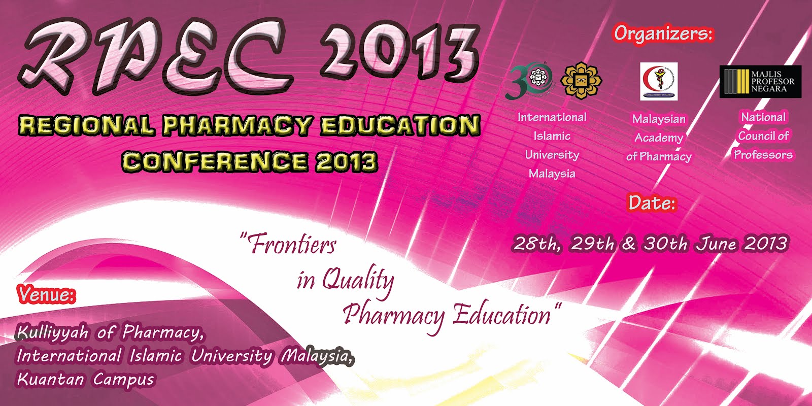 Regional Pharmacy Education Conference 2013