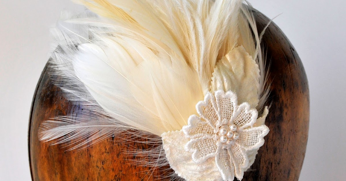 Grace Designs Handmade Cream Fascinator Headband Hair Accessory