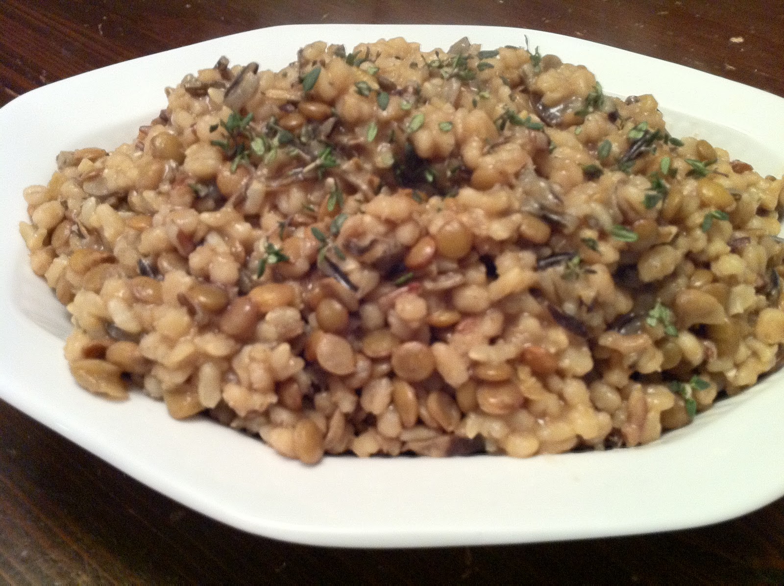 Recipes from 4EveryKitchen Wild Rice, Barley, Lentil & Mushroom Pilaf