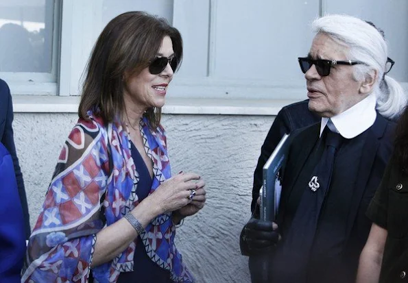 Princess Caroline of Hanover attended the opening of the 30th International Festival of Fashion 