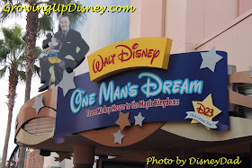 Walt Disney One Man's Dream signs Growing Up Disney