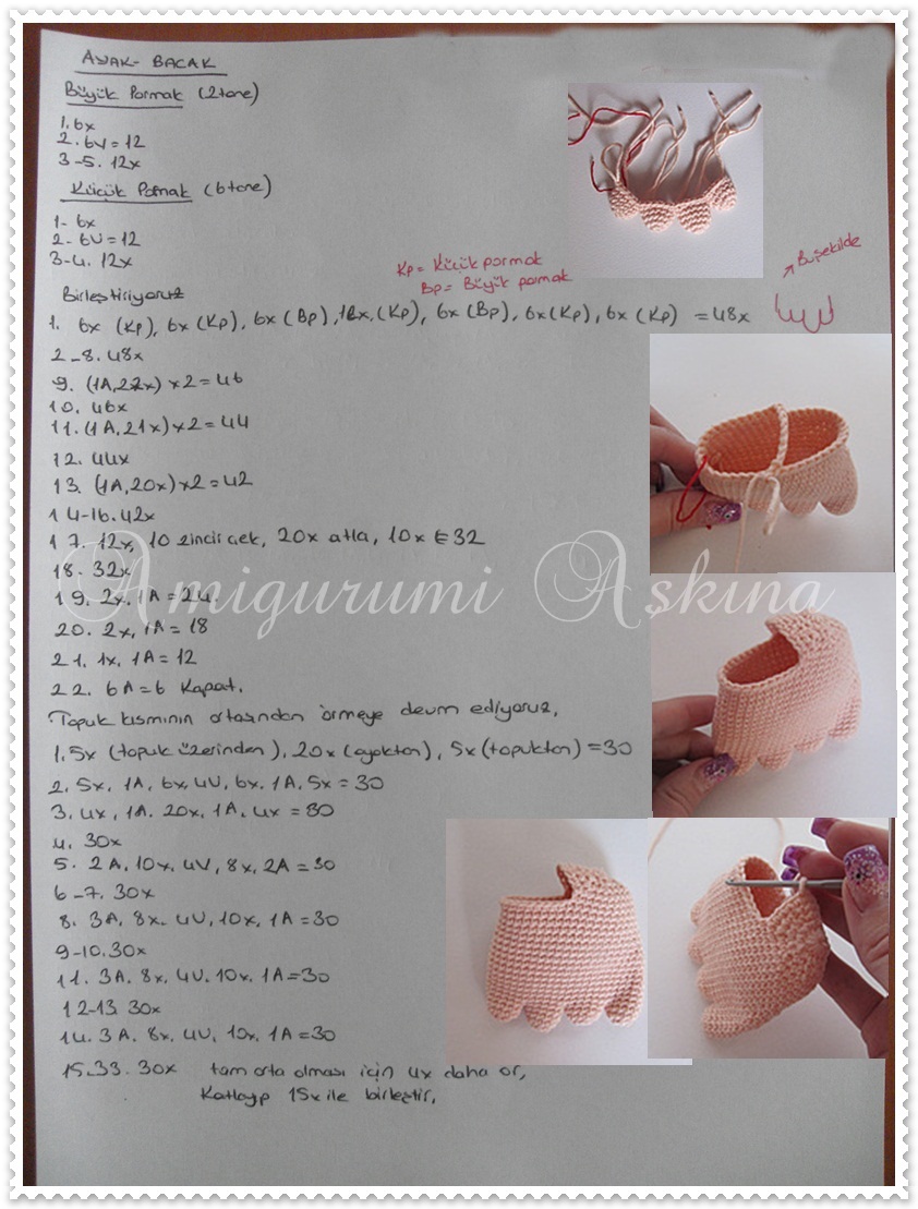 amigurumi büyük bebek yapılışı