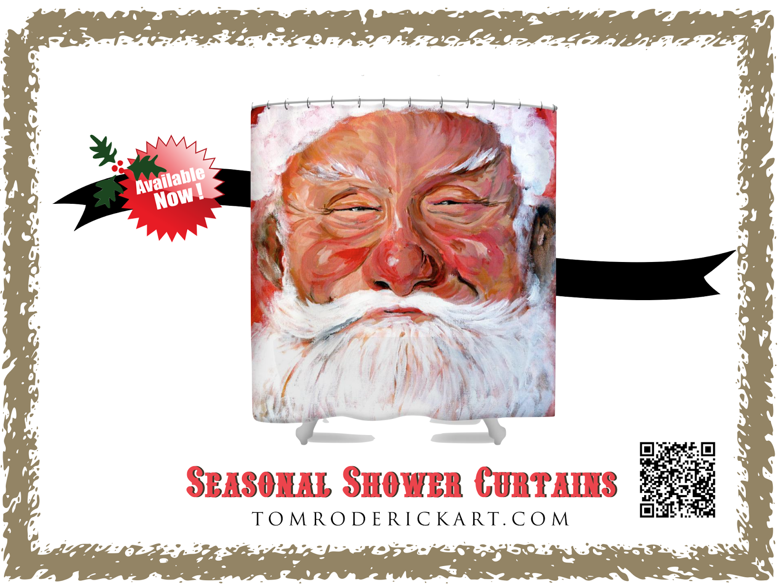 Seasonal Shower Curtains by Tom Roderick