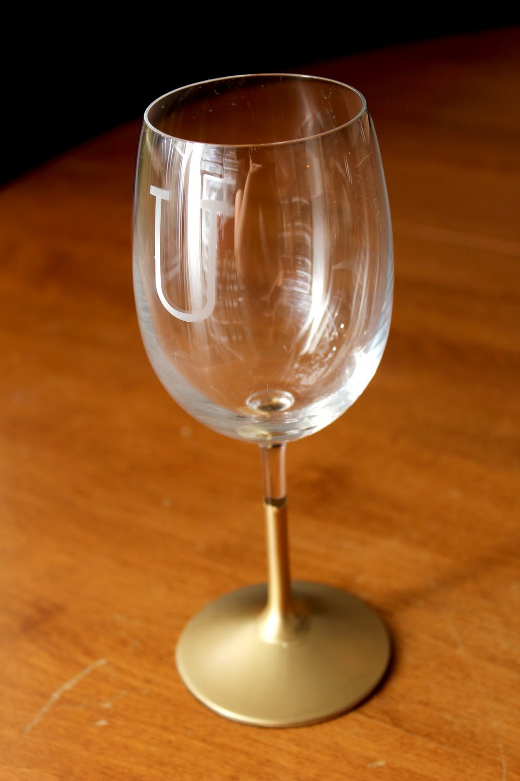 Gold Dipped Wine Glasses TaylorMade