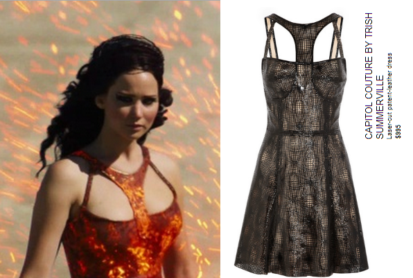 Katniss Fire Dress Replica Designer