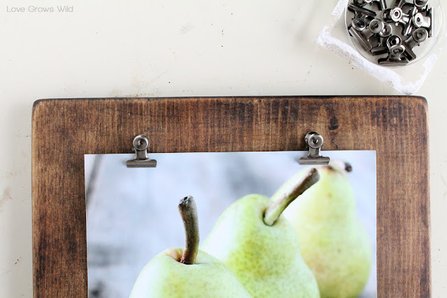 Learn how to make these gorgeous DIY Photo Clipboards at LoveGrowswild.com