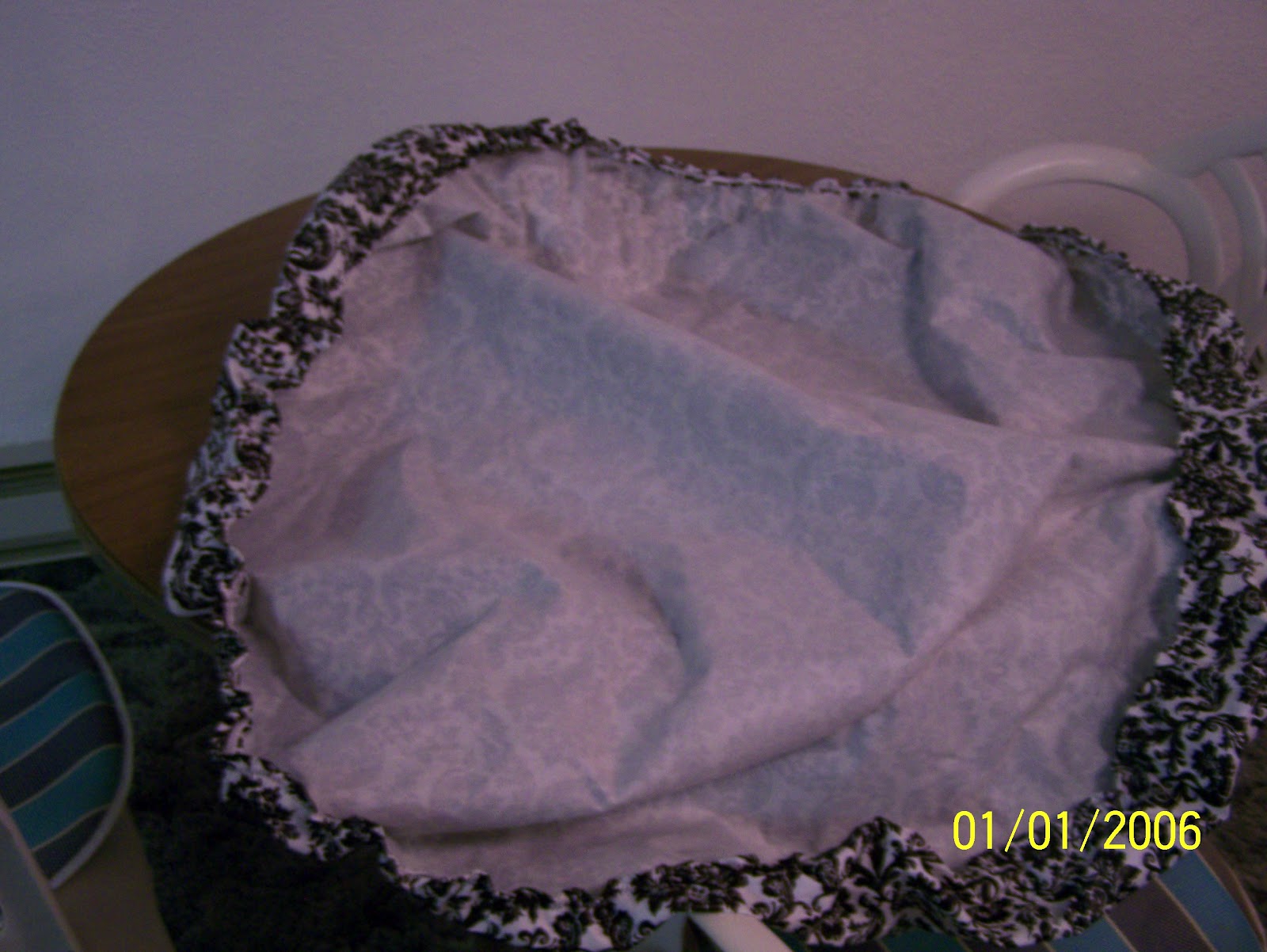 Lisas Crafty Stitches Fitted Vinyl table cloth