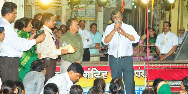 Aniruddha Bapu at vitthal mandir