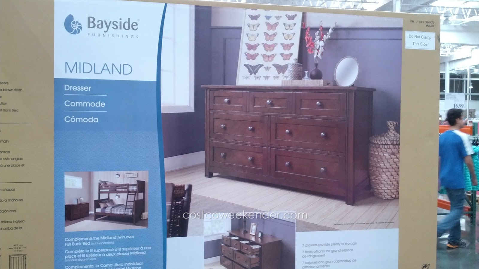 Bayside Furnishings Midland Dresser Costco Weekender