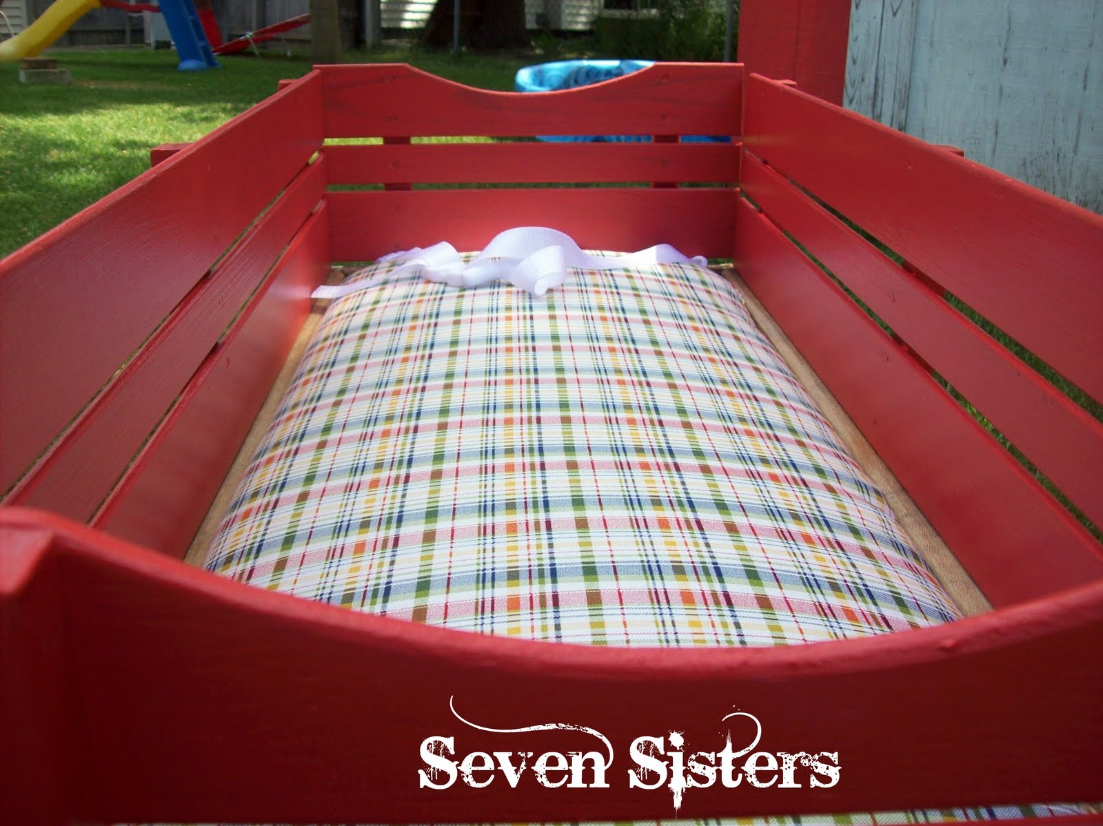 seven sisters lots of love for my radio flyer wagon radio flyer red paint