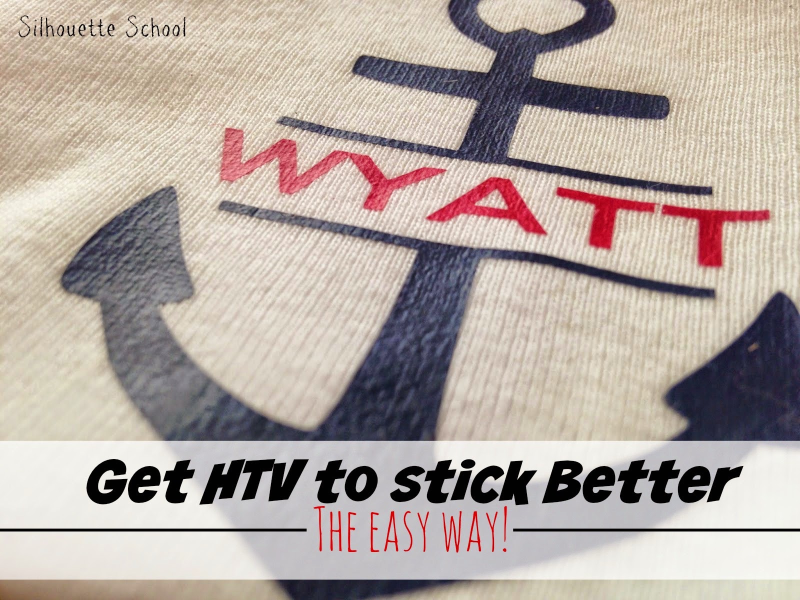 HTV on Onesies Easy Trick for a Better Stick Silhouette School
