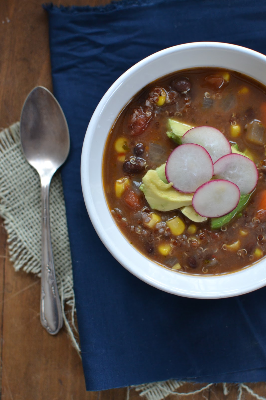 Our Neck of the Woods Black Bean & Quinoa Soup