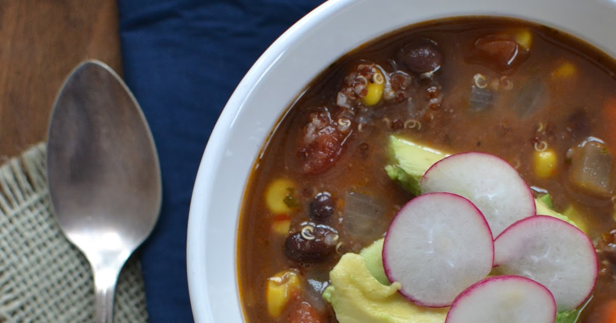 Our Neck of the Woods Black Bean & Quinoa Soup