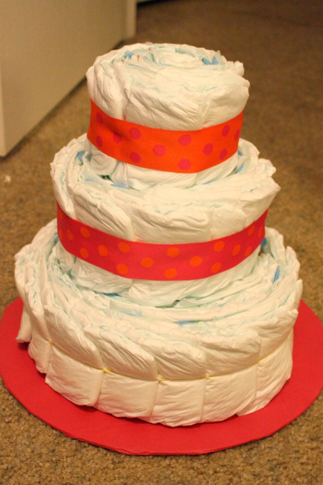 For a Rainy Day Tutu Diaper Cake