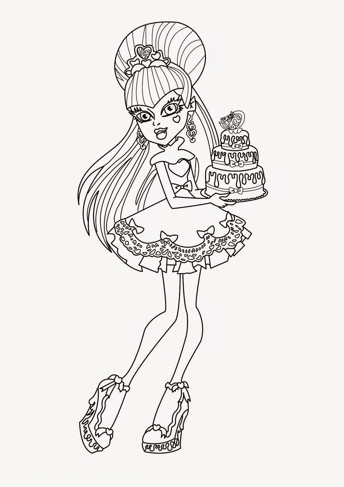 Coloring Pages: Monster High Coloring Pages Free and Printable