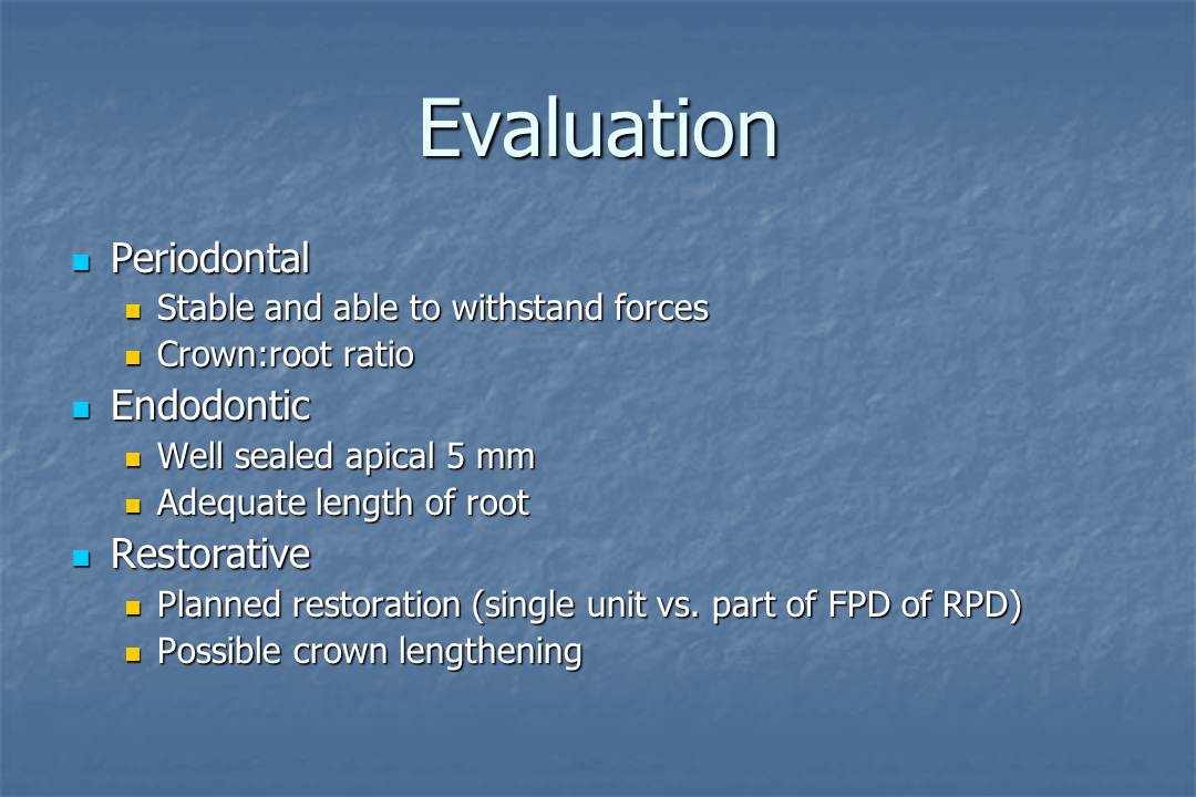 Dentistry Custom Cast Dowel Core