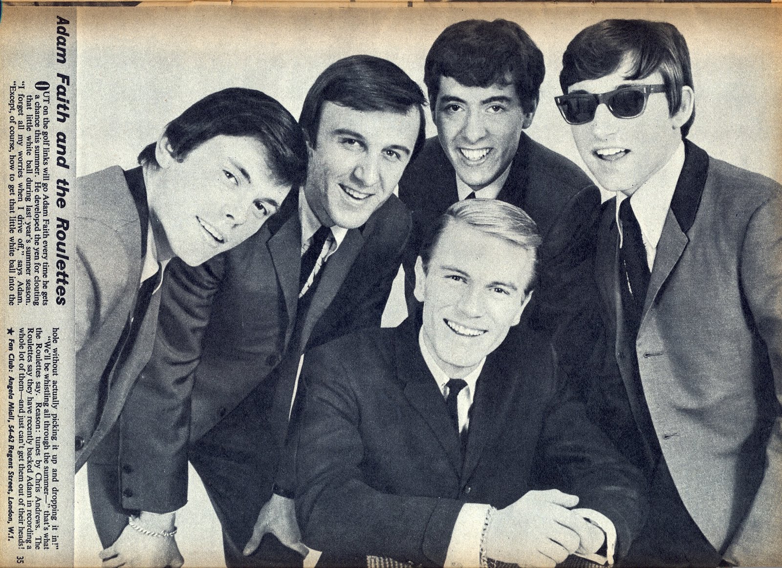 Adam Faith And The Roulettes