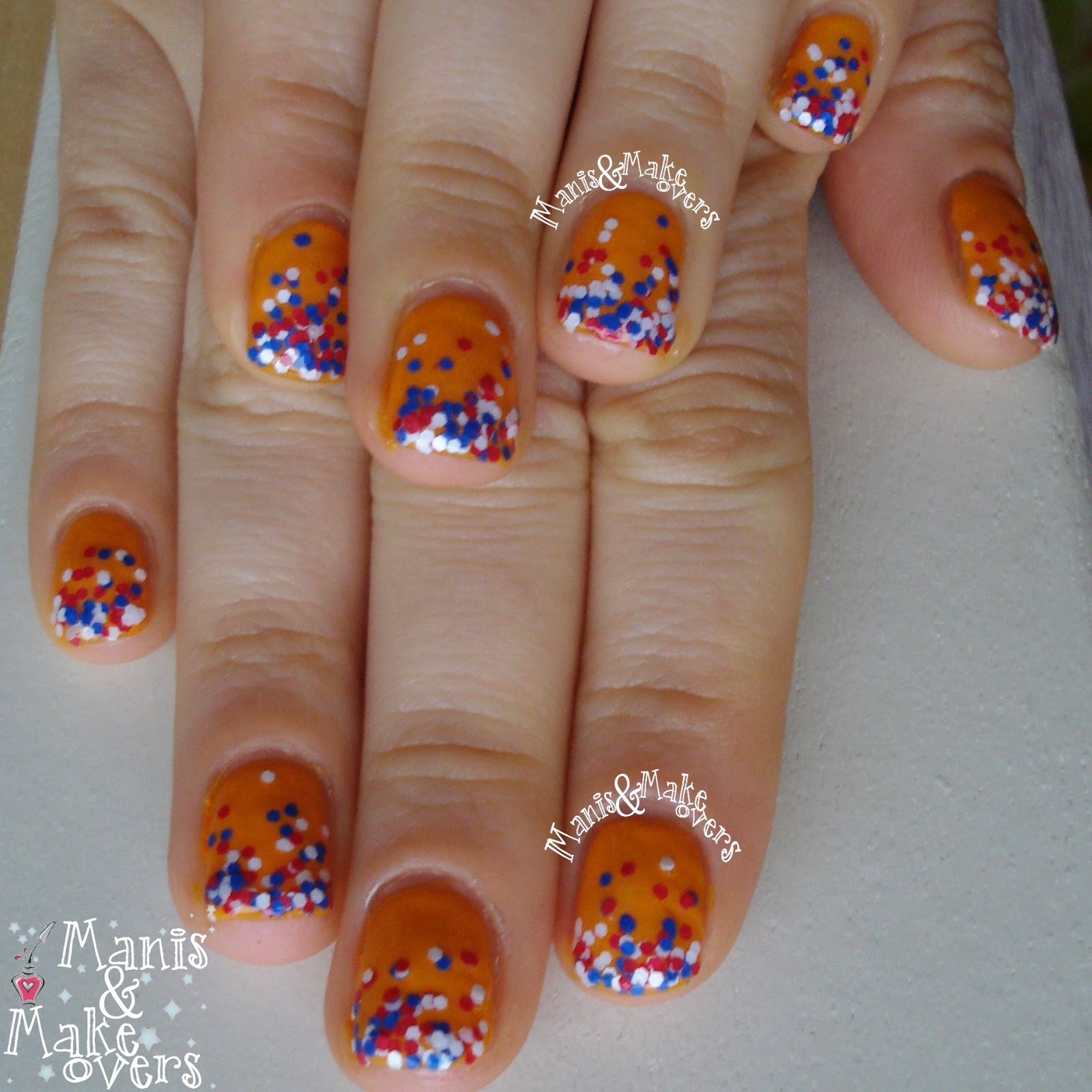 Manis & Makeovers Holland World Cup Nail Art