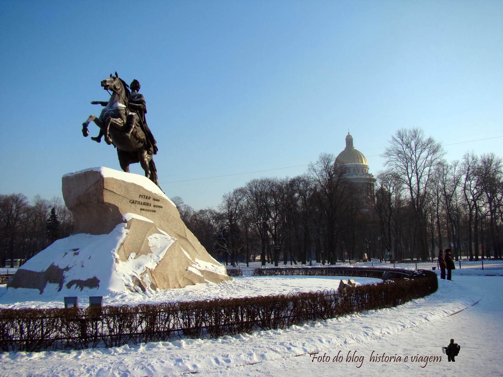 Estátua equestre de Pedro - O Grande São Petersburgo - Russia