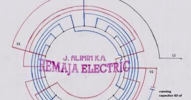 Single Phase Winding Diagram 3000 rpm | Electrical Winding ... ingersoll rand electrical wiring diagrams 