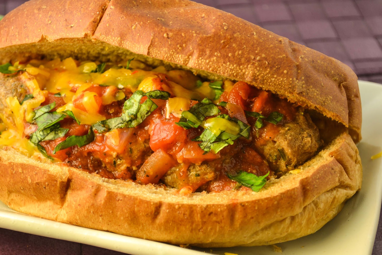 Oishii Treats Spicy Vegetarian "Meatball" Subs