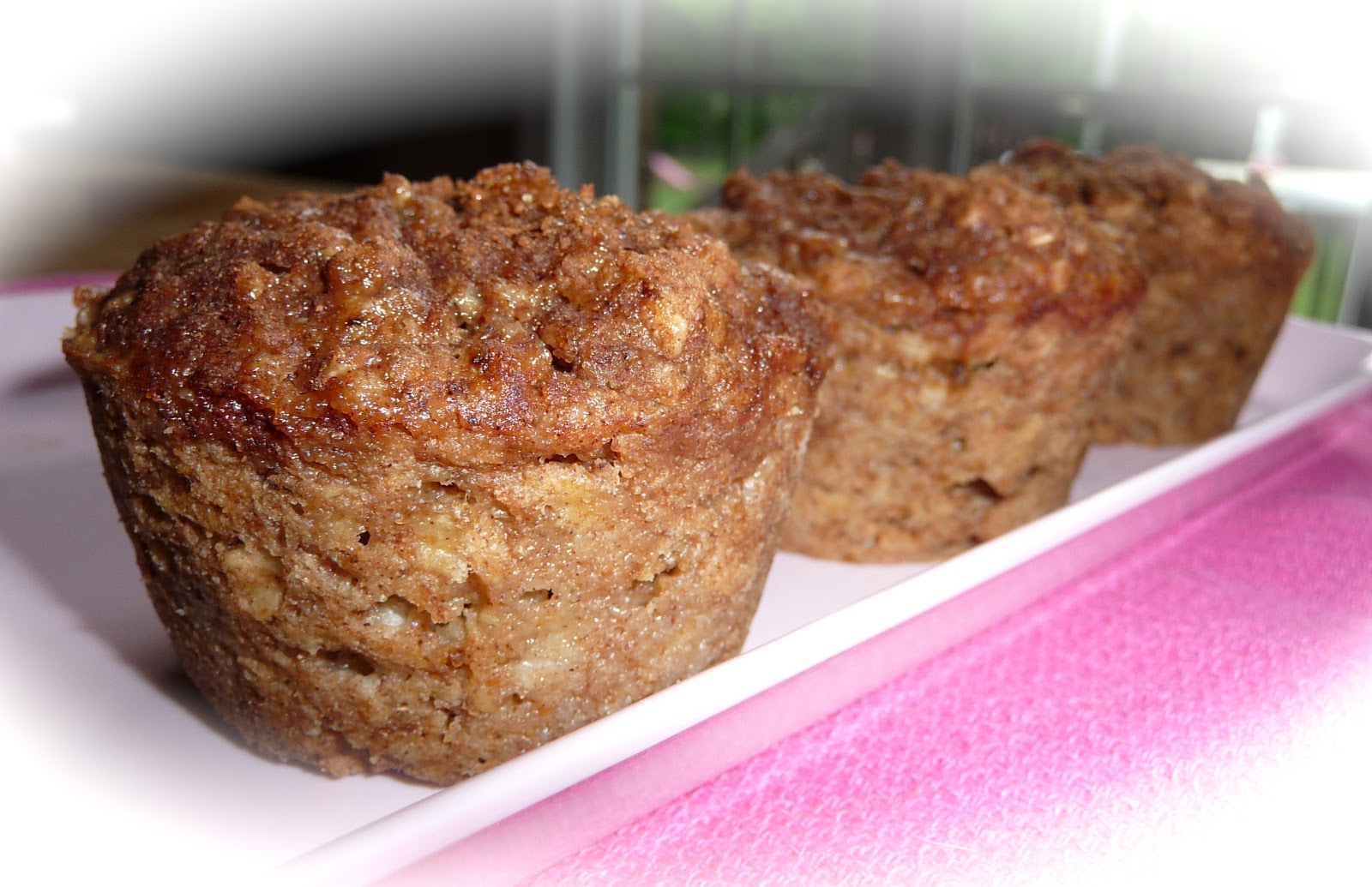 PinkVegan Coffee Cake Oat Muffins