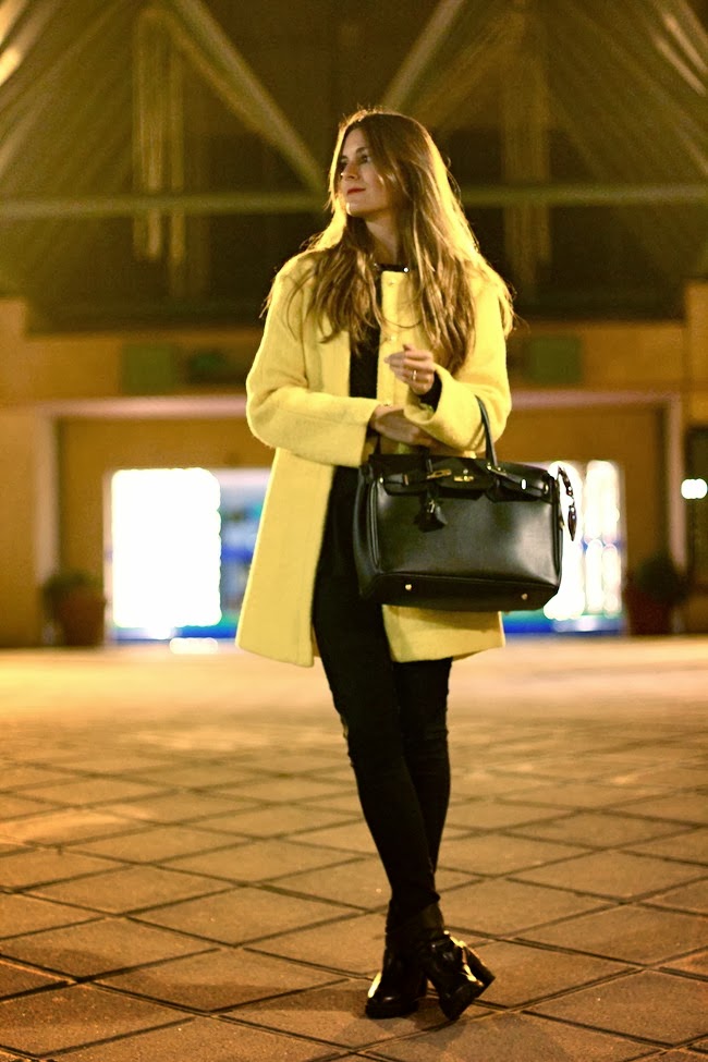 Marilyn's Closet FASHION BLOG Yellow at night