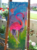 Pink flamingo