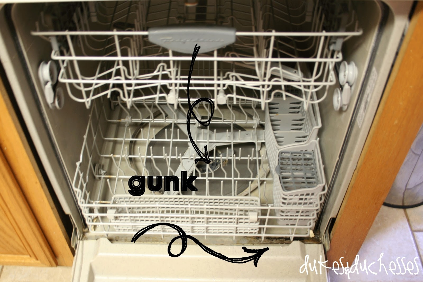 How to Clean the Dishwasher Dukes and Duchesses