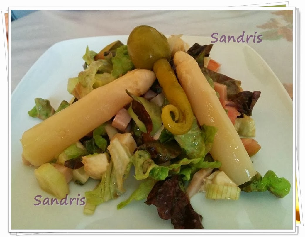 Ensalada Con Espárragos
