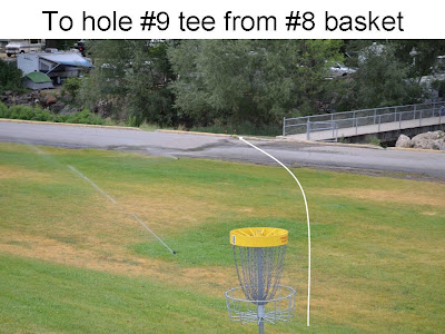 Lava Hot Springs Idaho Disc Golf Course | In the crosswalk