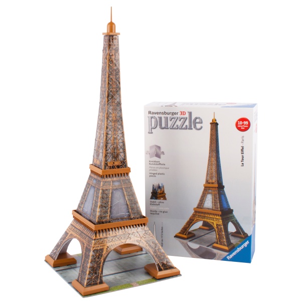 3d View Picture 3d Eiffel Tower Puzzle