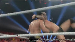 Randy Orton RKO on Alberto Del Rio on WWE raw held on 05/11/2012