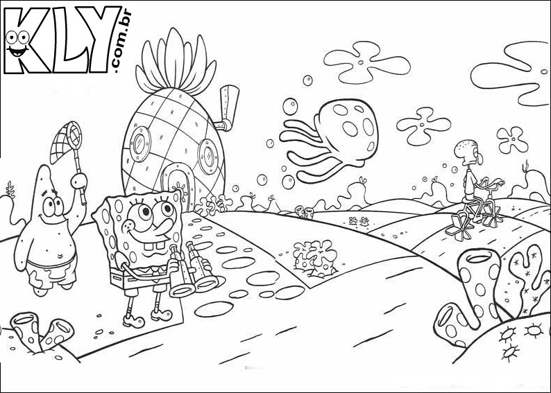 desenhos do bob esponja para colorir desenhos para colorir